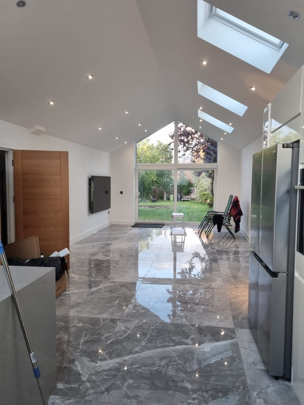 Construction progress photograph from a Kent Build building project